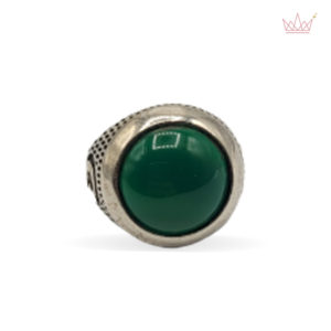 Emerald-Silver Ring