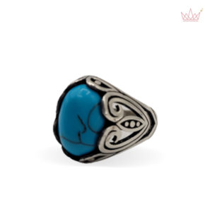 Turquoise - Light Blue Oval Ring