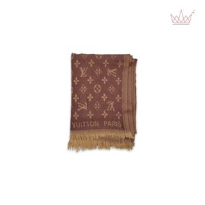 Monogram Pattern Scarf Louis Vuitton Silk Scarf
